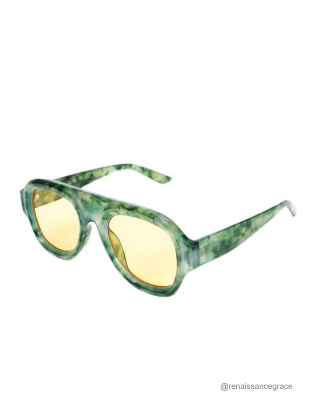 Retro Oversized Aviator Sunglasses for Women Square Chic Trendy Fashion UV